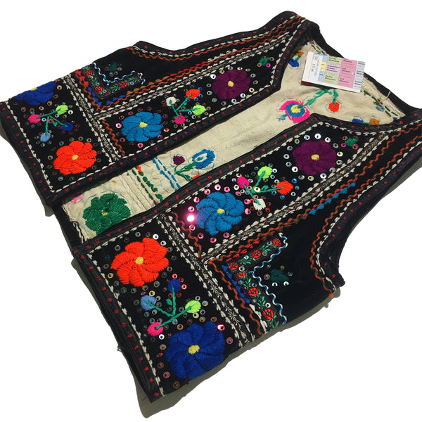 Multi-coloured Boho Vest
