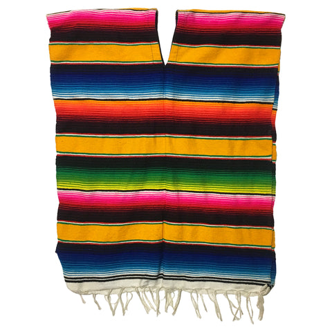 Rainbow Coloured Poncho