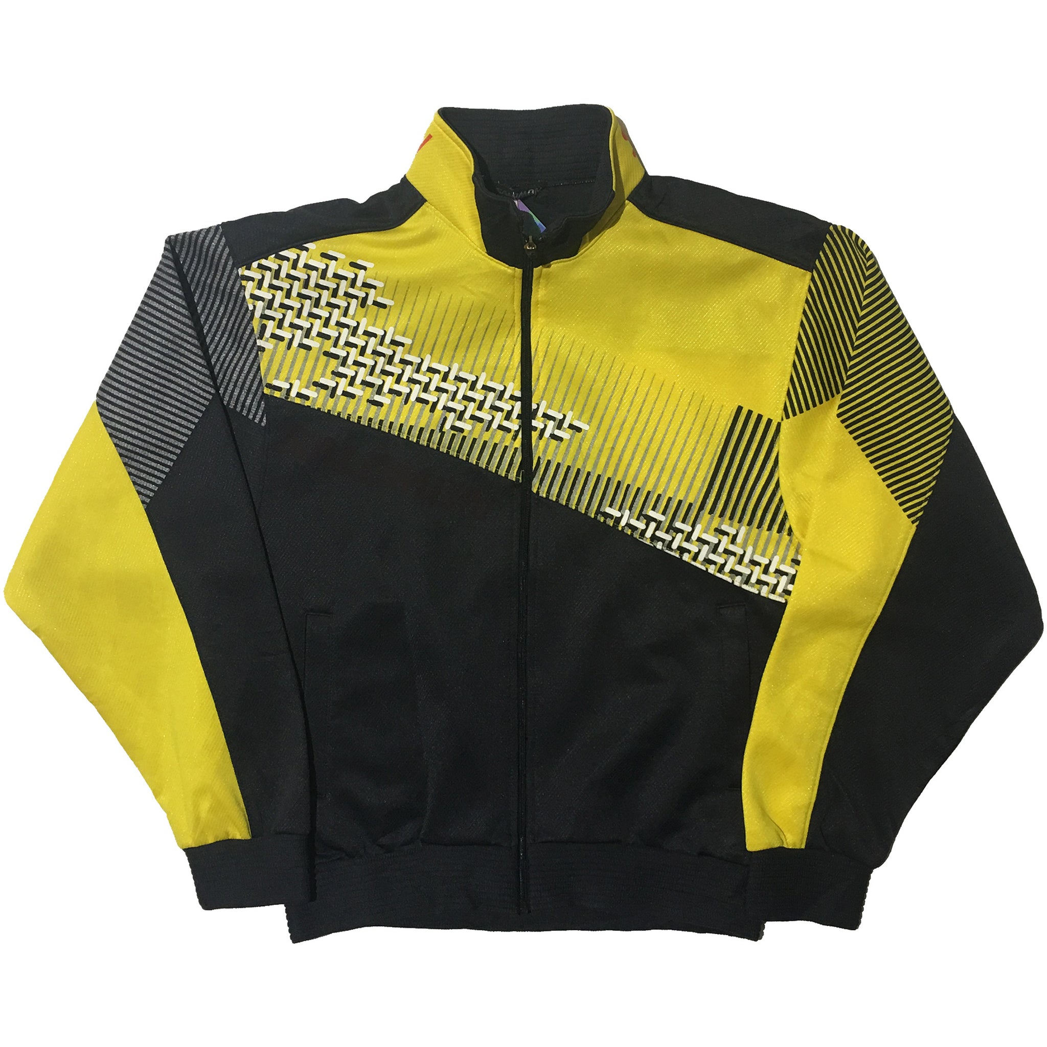 Salomon Yellow and Black Colour Block Jacket