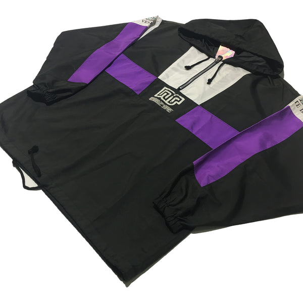 Ennerre Purple and Black Half Zip Jacket