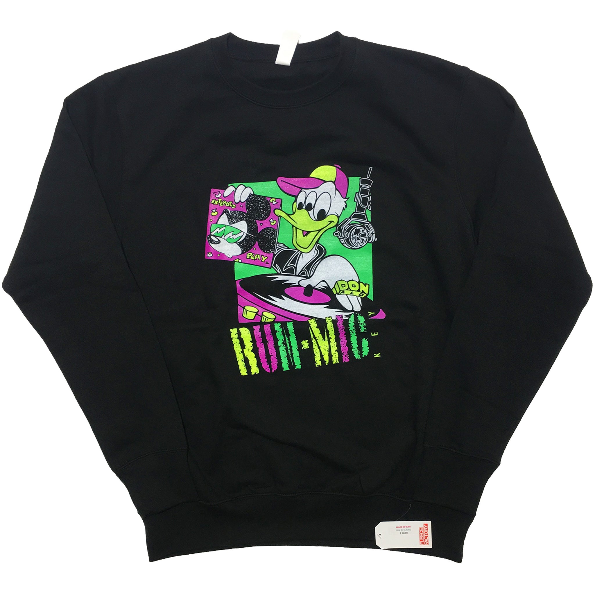 "Run MIC" Crew Sweater by FCK DIZNEE for Blim