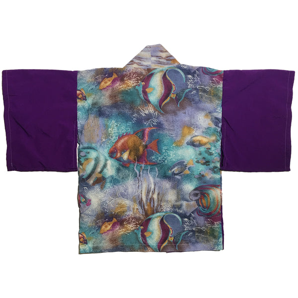 Fish Print and Purple Haori