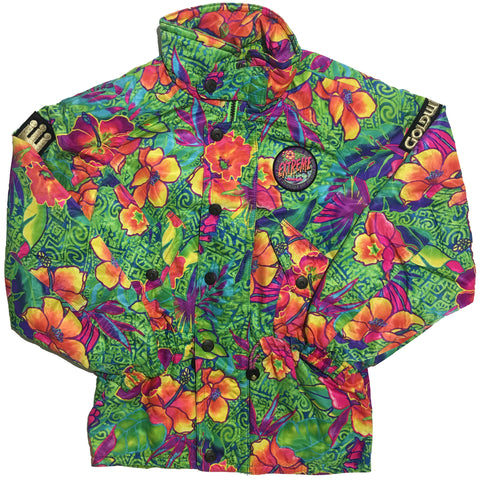 Extreme Line by Goldwin Abstract Floral Print Jacket