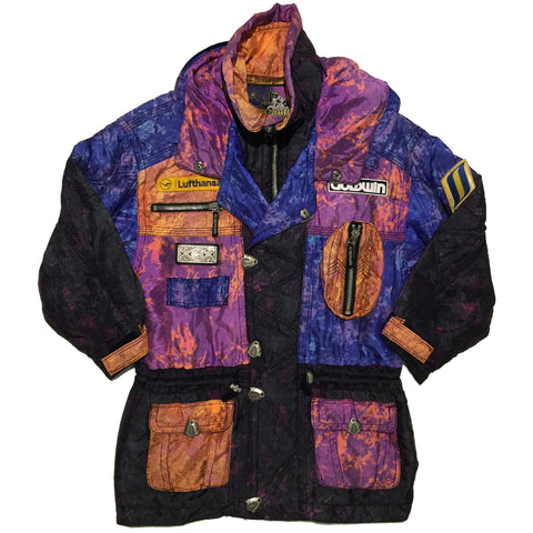 Goldwin Mix Dye Pattern Panel Jacket