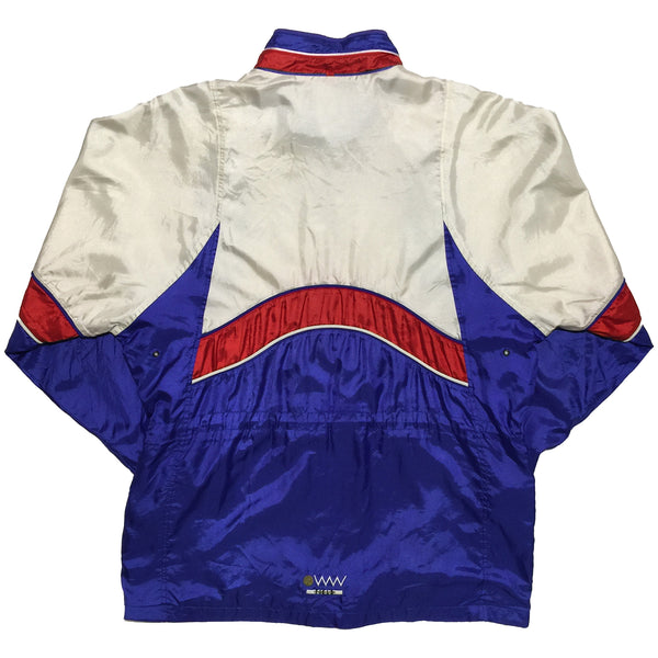 Goldwin White, Blue, and Red Track Jacket