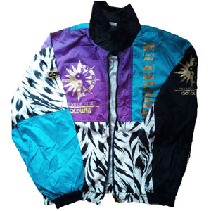 Goldwin Premier Mix Purple, Blue, and Zebra Striped Jacket