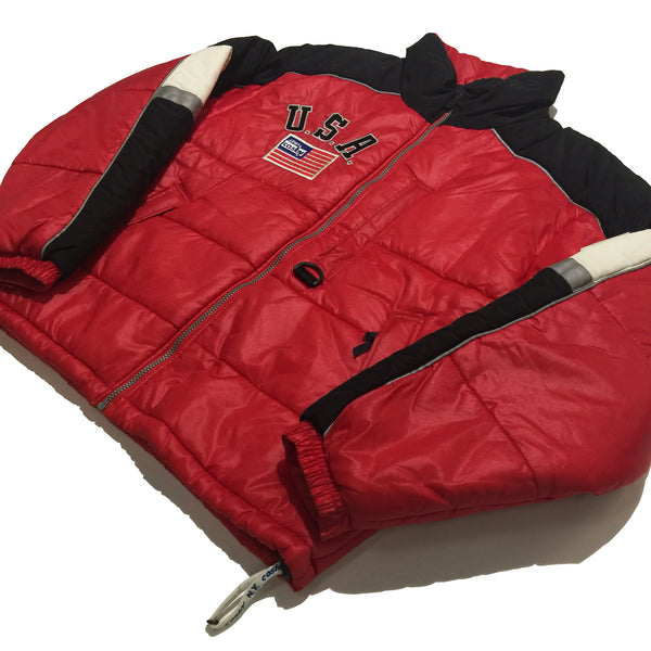 Cosby USA Red, Black and White Accent Jacket
