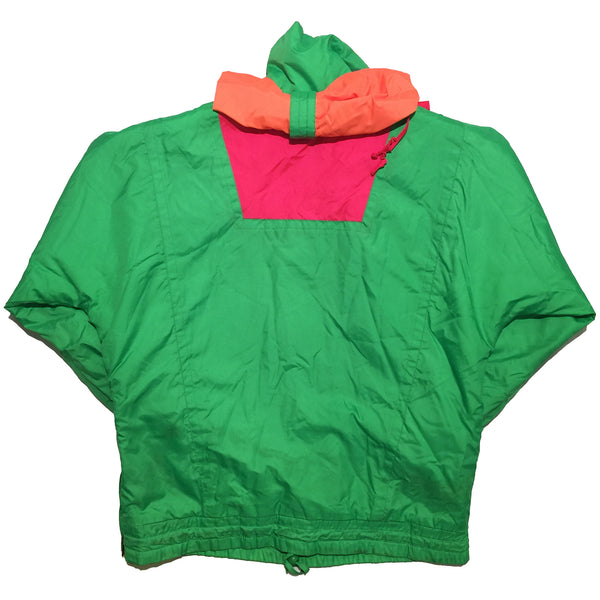 Coltech Green, Orange and Red Accent Half Zip Jacket