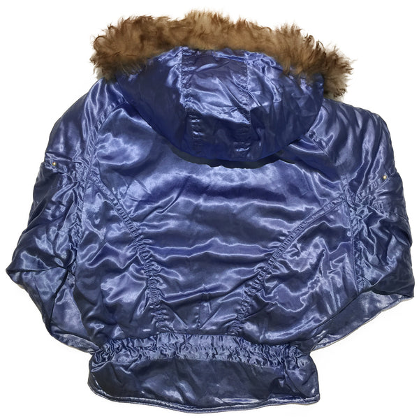 Goldwin Sky Blue Jacket with Fur Hood