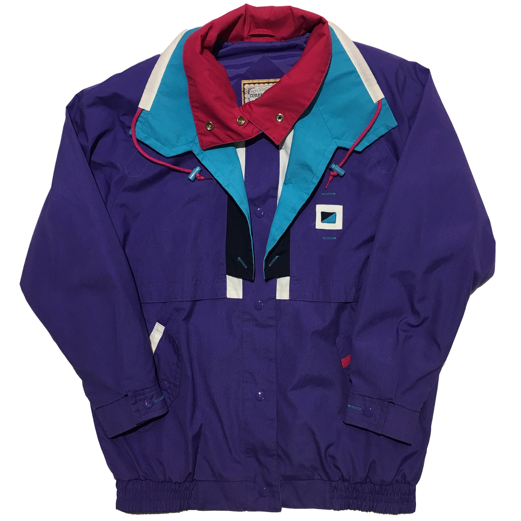 Current Seen Purple Cyan and Red Jacket