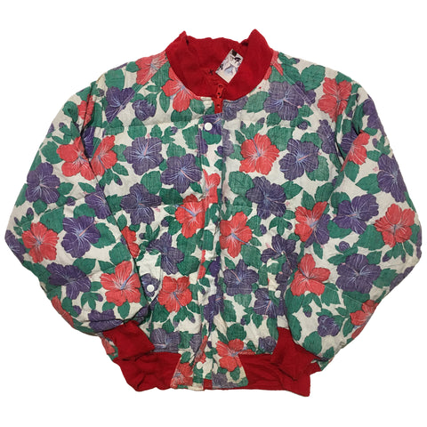 Reversible Floral and Red Jacket