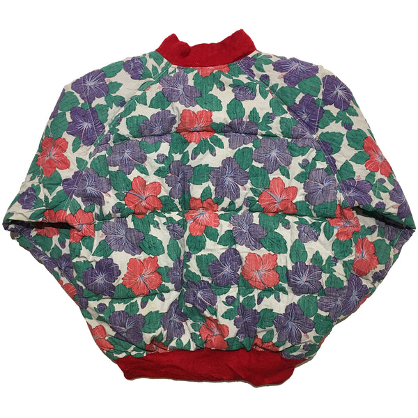 Reversible Floral and Red Jacket
