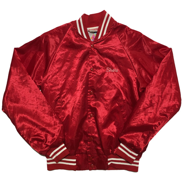 Hartwell Belen Assembly Embroidered Red Varsity Jacket