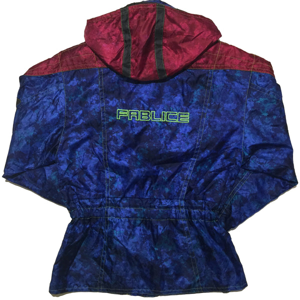 Fablice Blue and Maroon Jacket