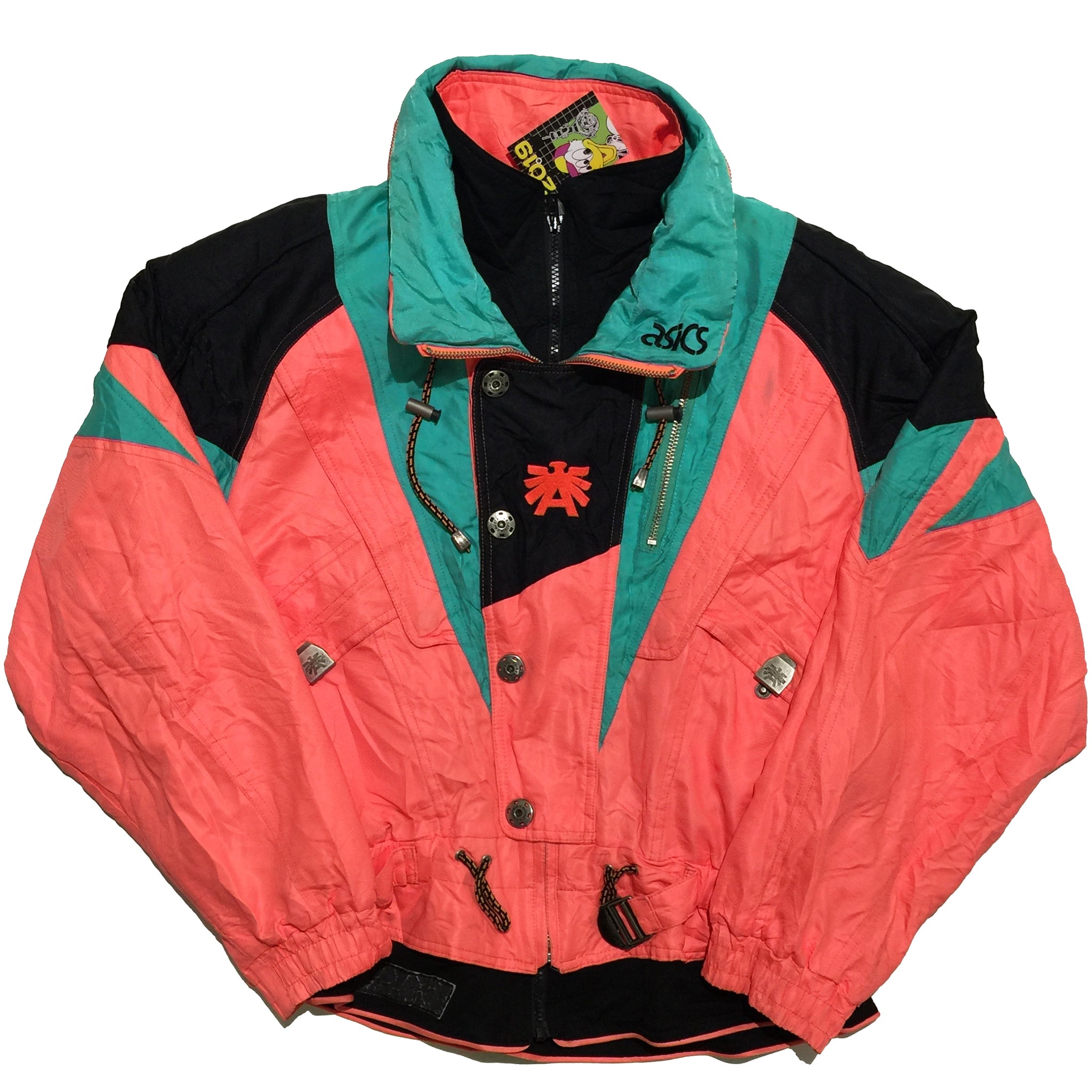 Asics Pink and Teal Jacket