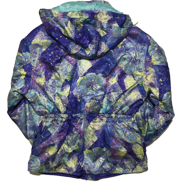 Phenix Blue Floral Pattern Jacket