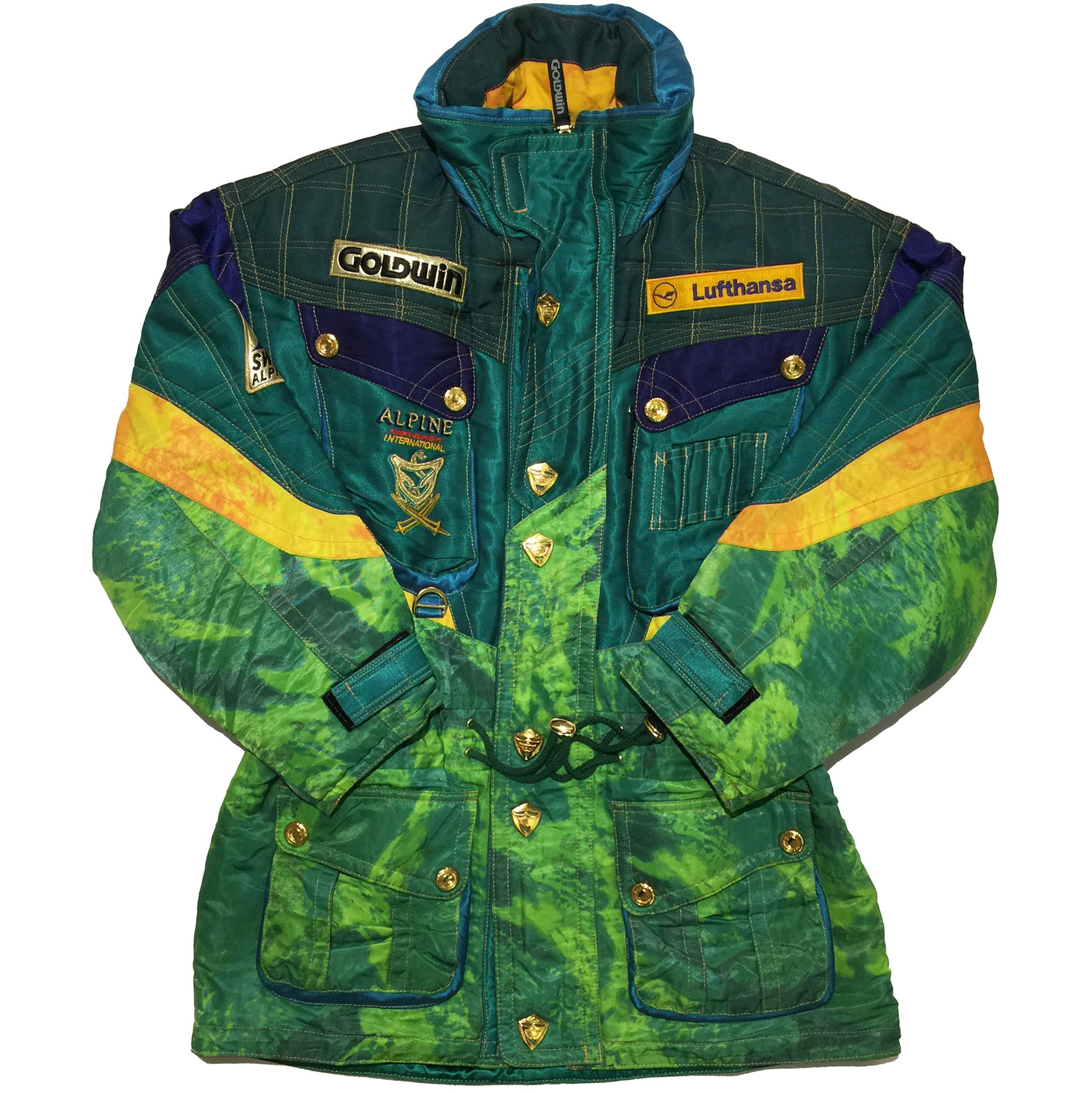 Goldwin Green and Yellow  Jacket