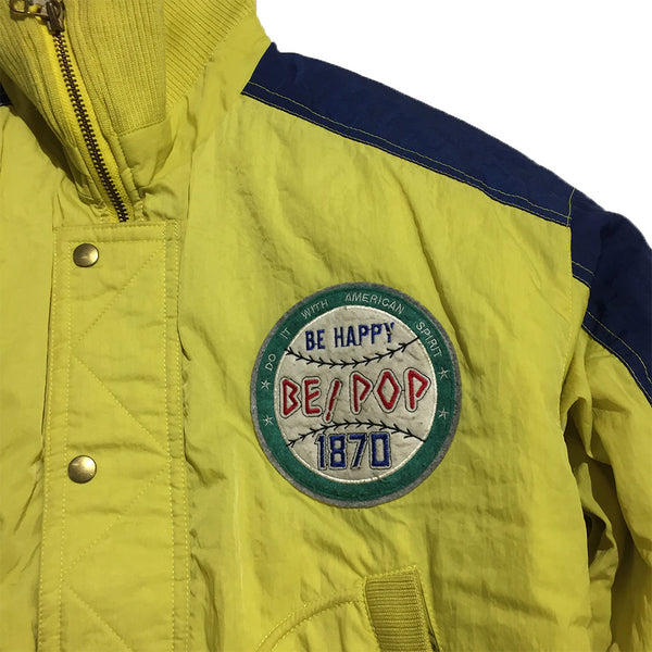 Be! Pop Yellow Blue Stadium Jacket