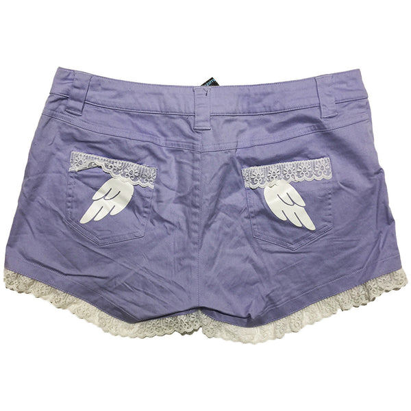 Lilac Ribbon Shorts