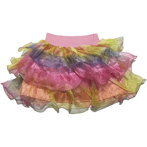 Rainbow Sheer Skirt
