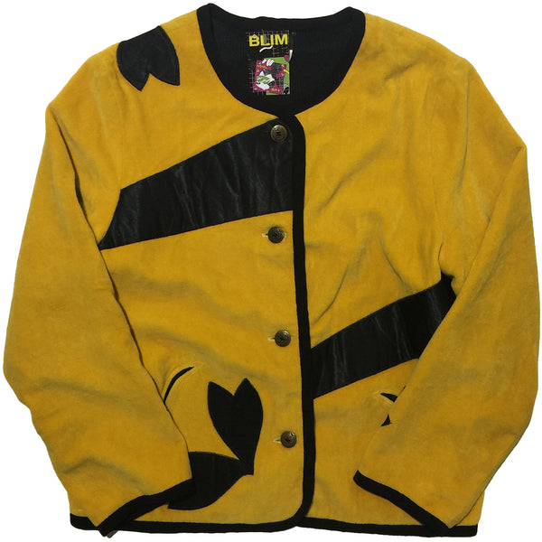 Yellow Fleece Jacket