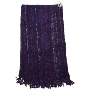 Large Purple Wool Blanket