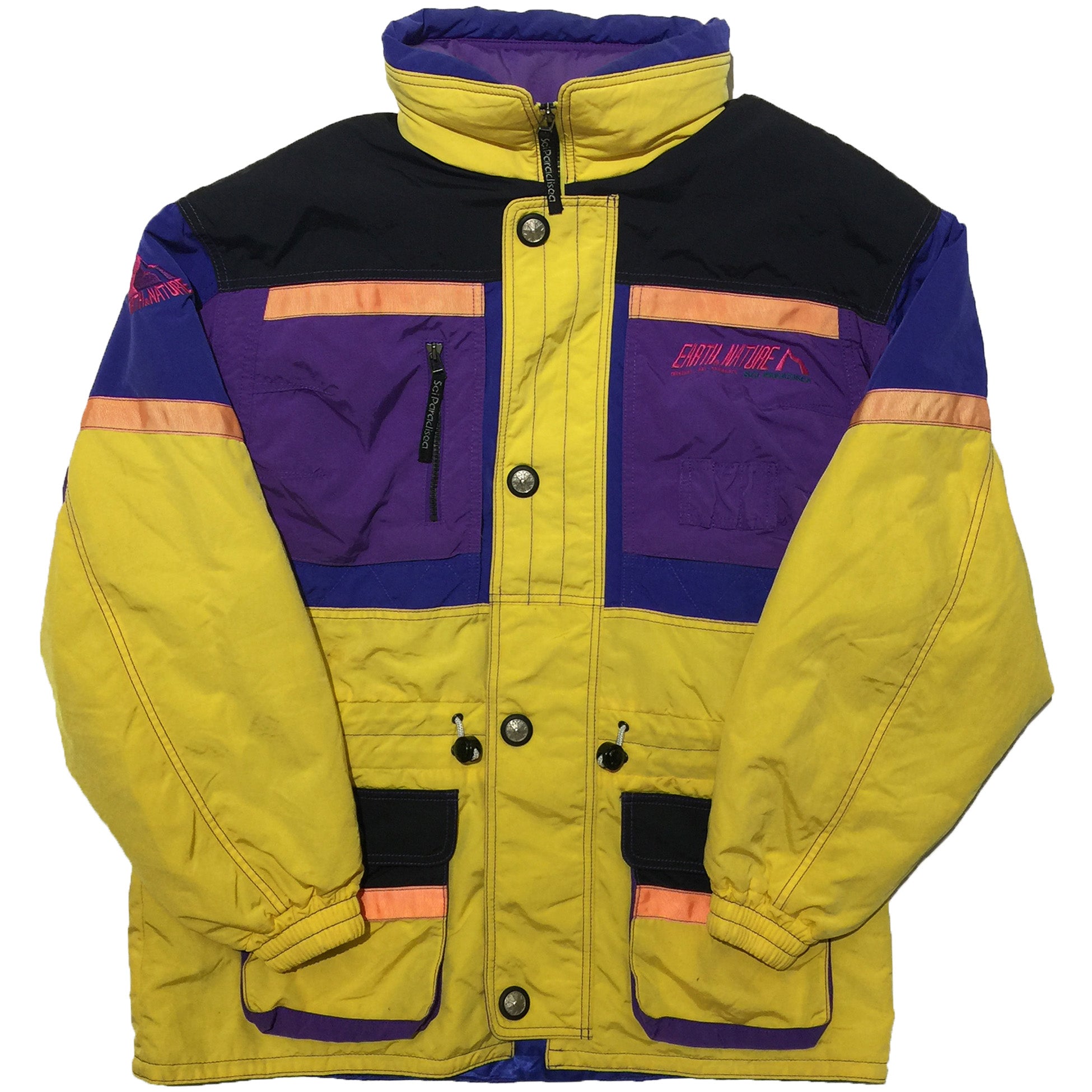 Sci Paradisea Yellow Purple Ski Jacket