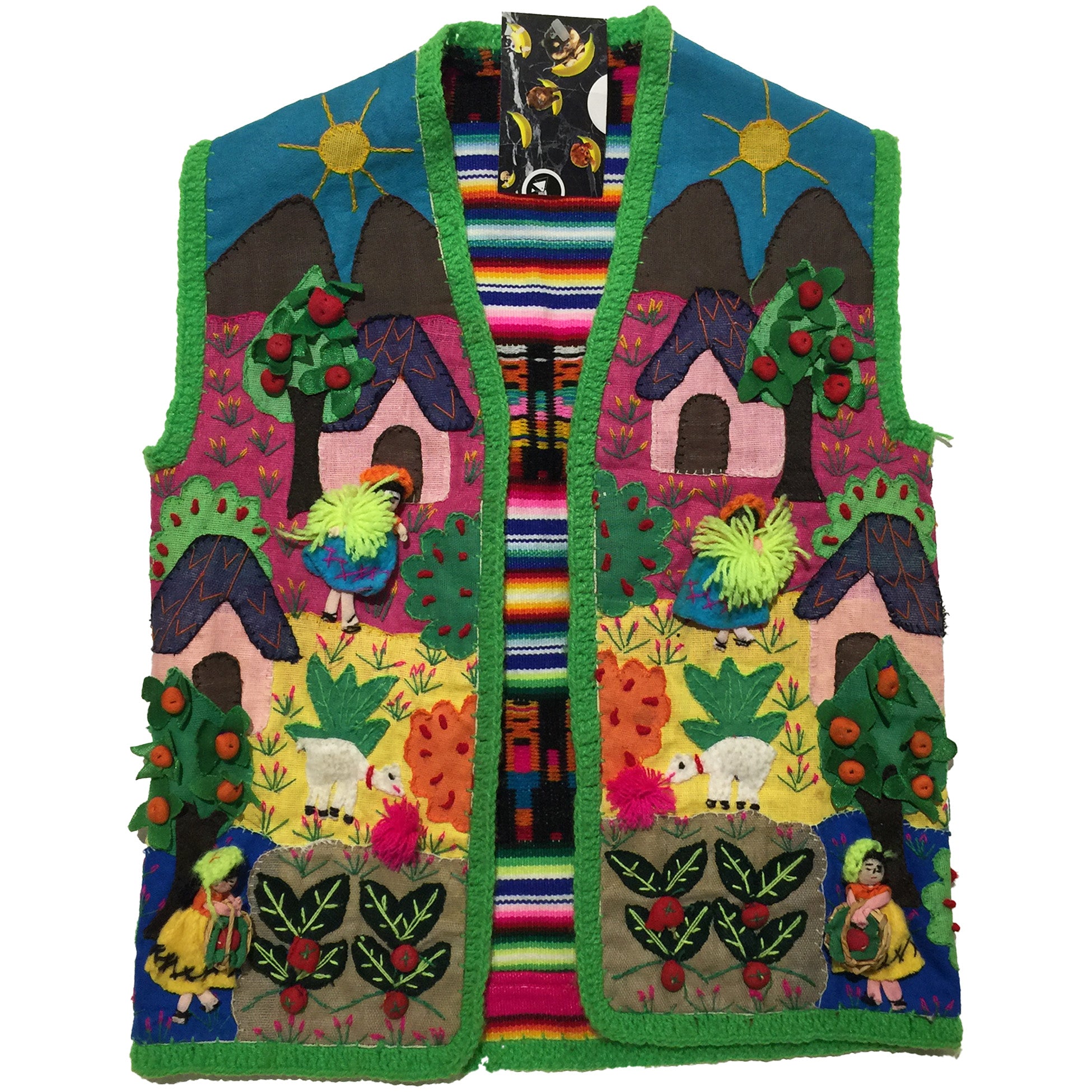 Garden Woven Embellished Vest