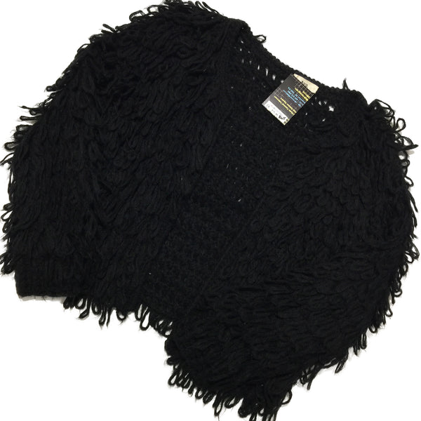Black Knit Cardigan Sweater
