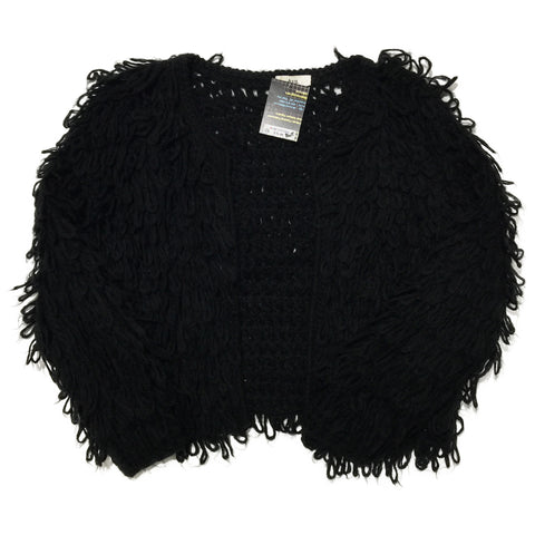 Black Knit Cardigan Sweater