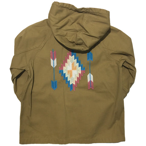Titicaca Brown Hooded Jacket