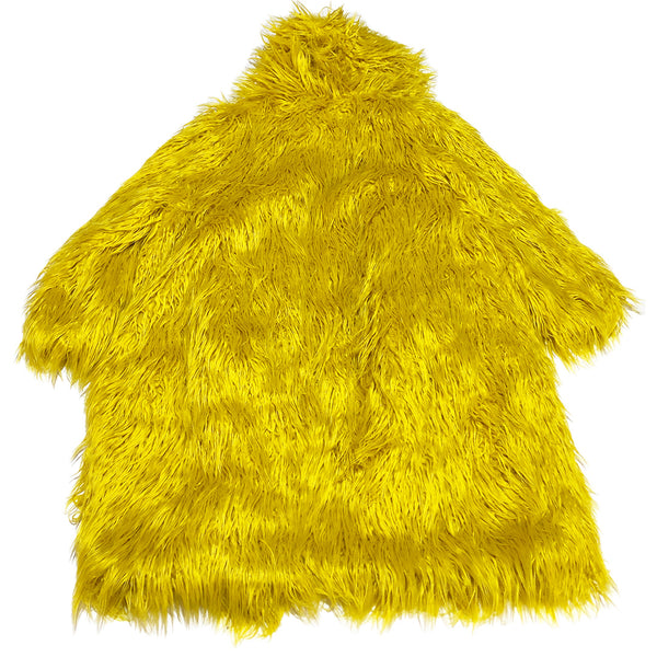 BACK IN STOCK! Yellow Faux Fur Long Jacket