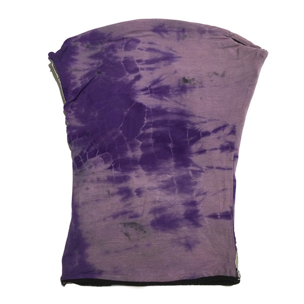 Purple and Silver Hand Dye Hand Made Face Mask by Gypsy Wolf