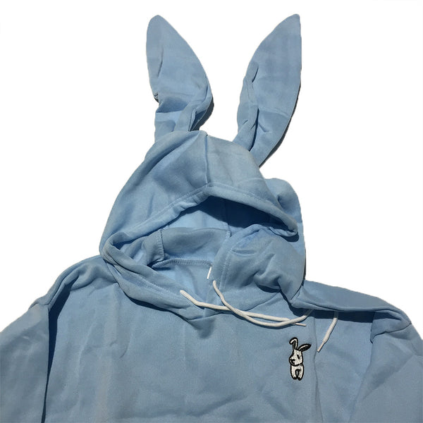 Blue Bunny Hood Hoodie