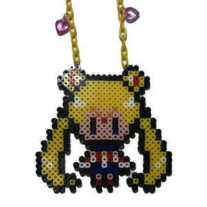 Usagi Sailor Moon Pixel Necklace by Candelicious