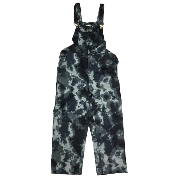 Marble Tie Dye Printed Overalls
