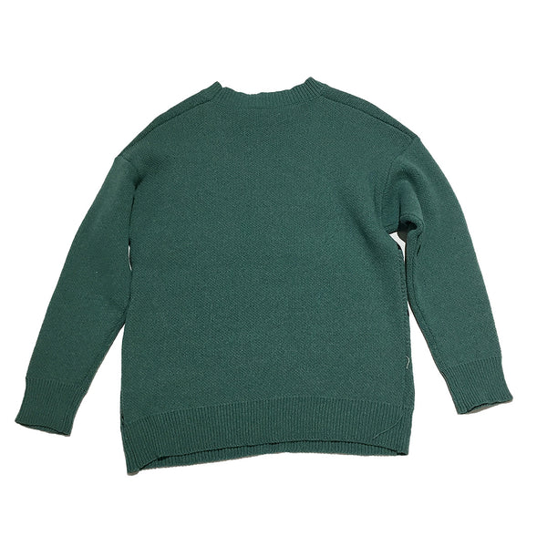 Green Stitch Disney Knit Sweater