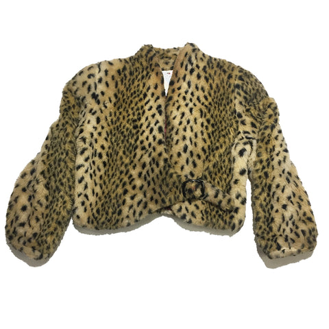 Vintage Leopard Fur Jacket