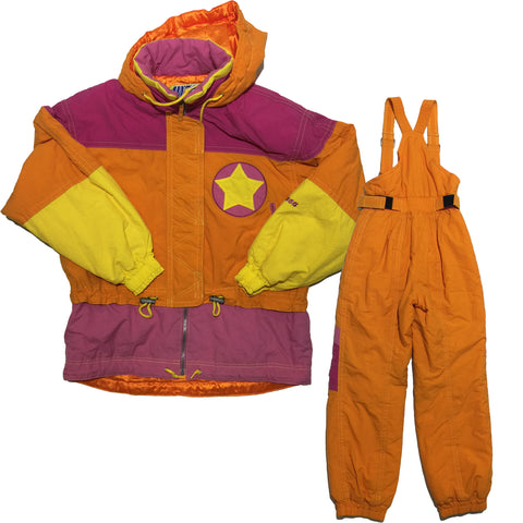 Sci Paradise Orange Ski Set