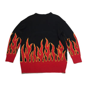 Fire Flame Knit Sweater