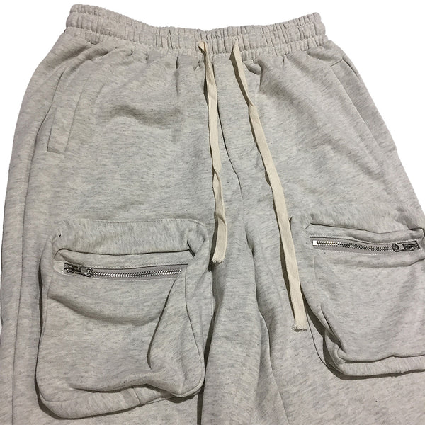 Slash Youth Grey Multi Pockets Sweat Pants