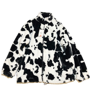 Cow Faux Fur Jacket