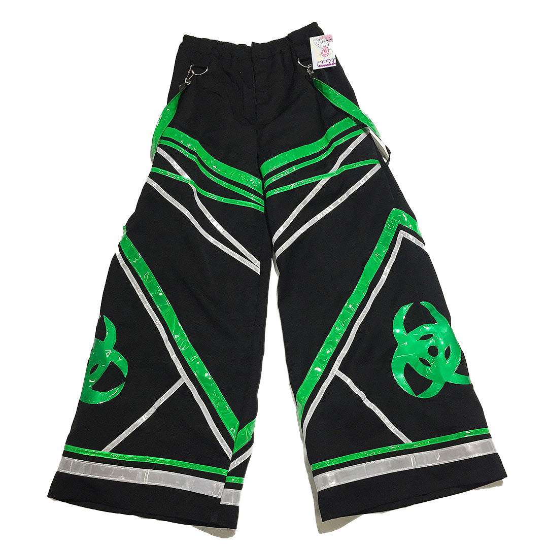 Fat Pants Rave Neon Green Rave Reflective Phat Pants – Blim Vancouver