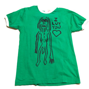 I Luv You T by Robert Dayton for Blim (Green)