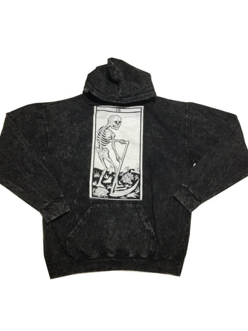 Tooth and Claw for Blim "Death" Acid Wash Hoodie
