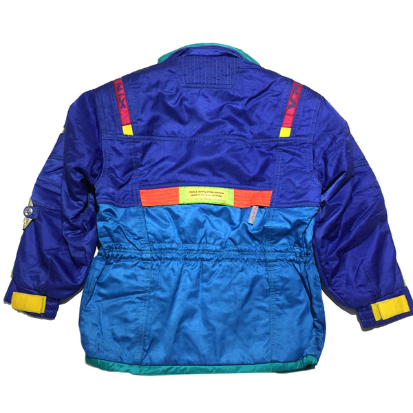 Colorful Rainbow Color Block Jacket by Phenix