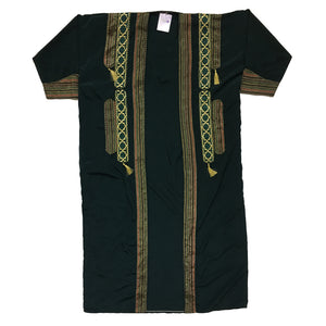 Green Ceremonial Robe with Tassels