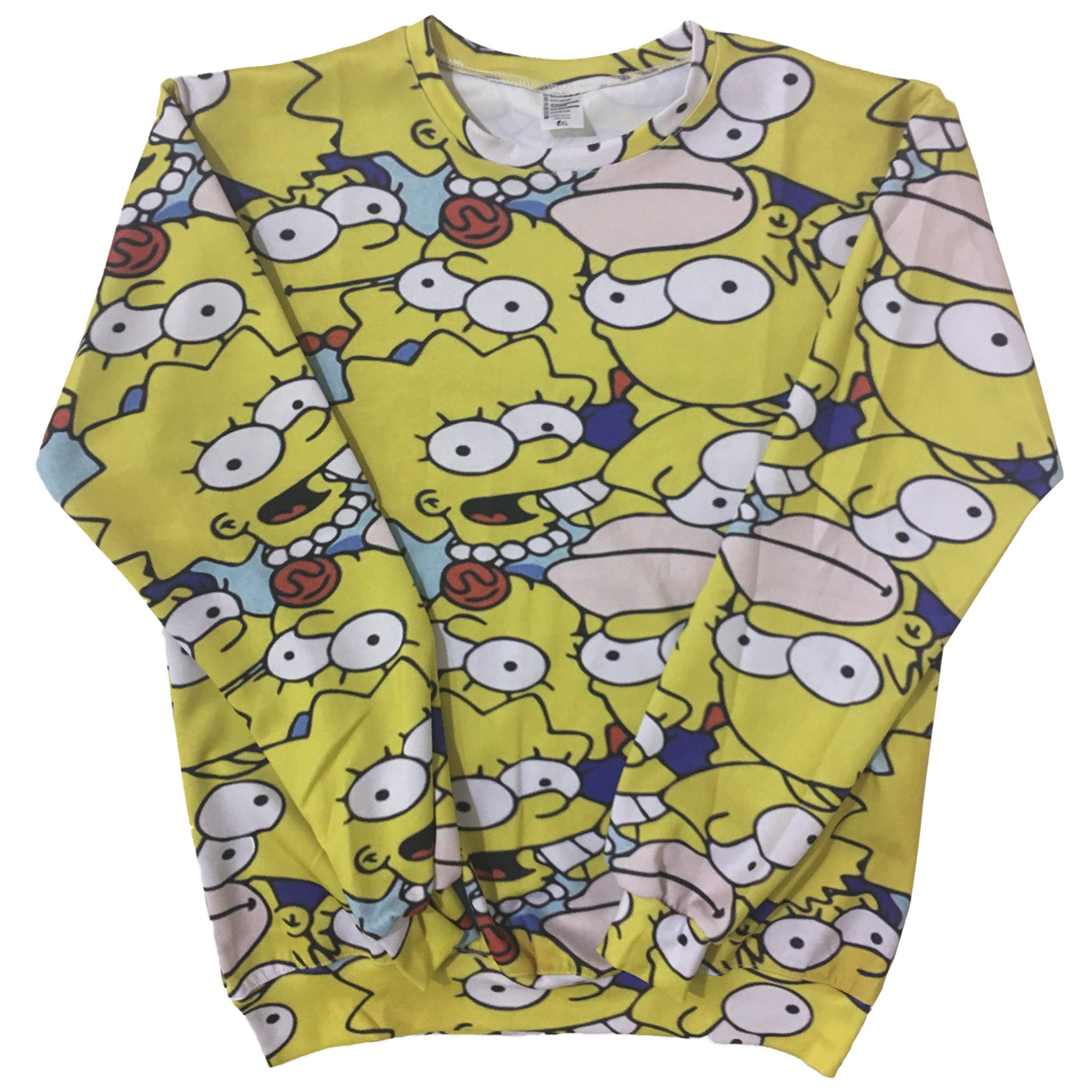 Simpsons All Over Print Sublimation Sweater
