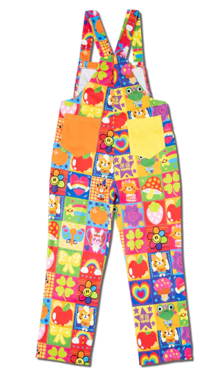 Last one BACK IN STOCK!! CYBR GRL X ACDC RAG Colorful Overalls