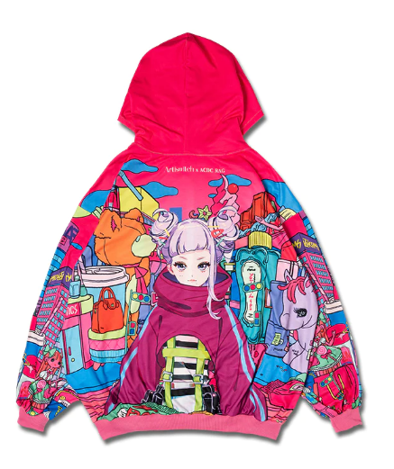 Colorful Hoodie by ArtisWitch x ACDC RAG